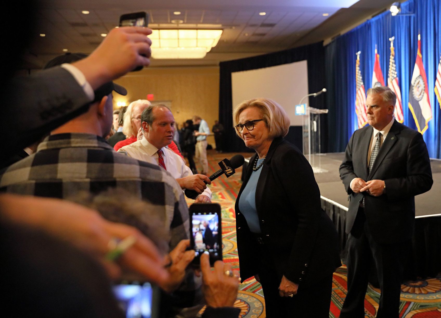 Sen. Claire McCaskill election night 2018